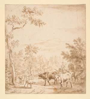 landschap-met-koeien-en-honden