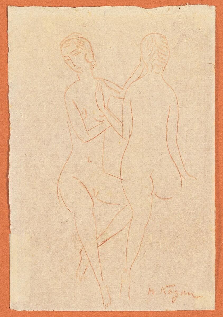 Two Seated Nudes