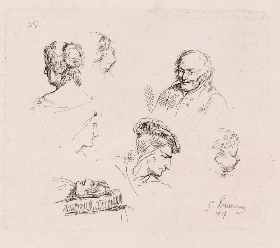 Seven Studies of Heads