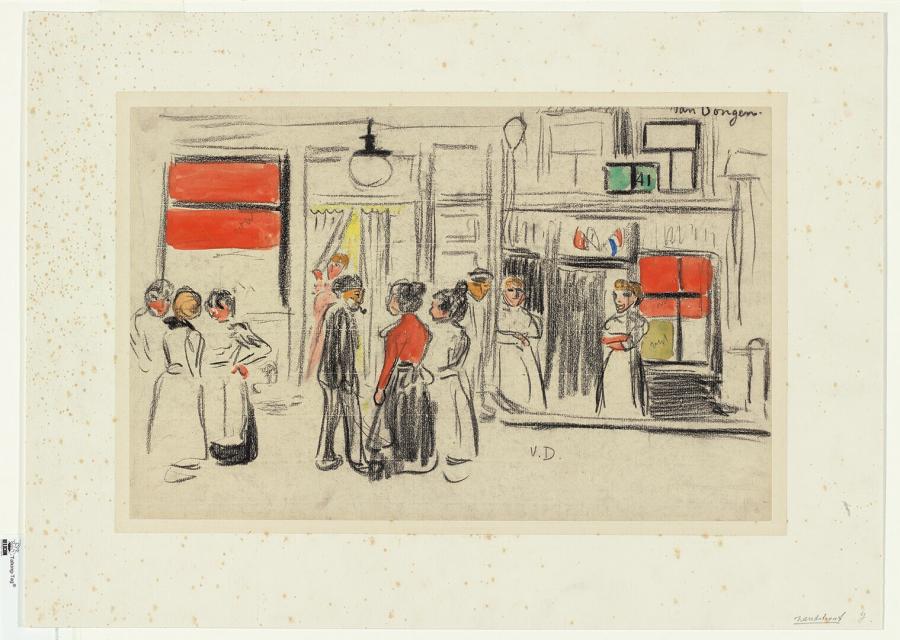 Rue chaude à Rotterdam