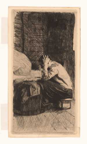 vrouw-bij-de-wieg