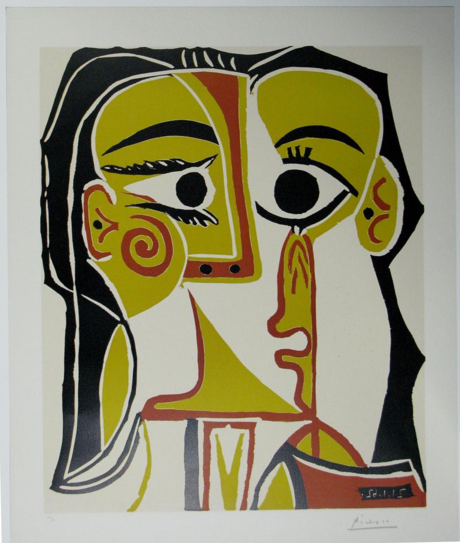Gestileerd portret van Jacqueline