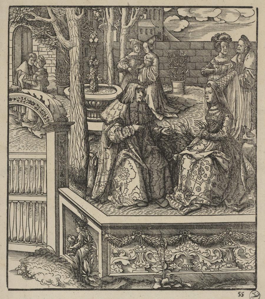 The White King Learning from his Bride the Language of Burgundy