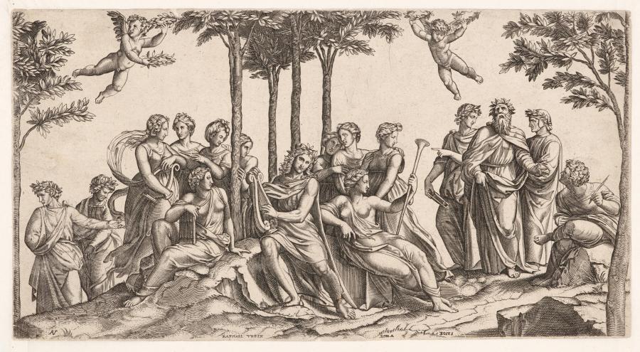 Apollo op de Parnassus
