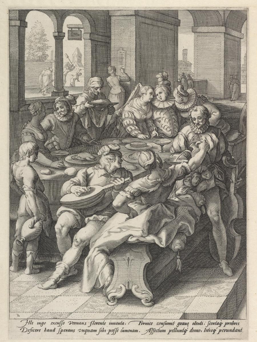 The Prodigal Son Wasting His Substance