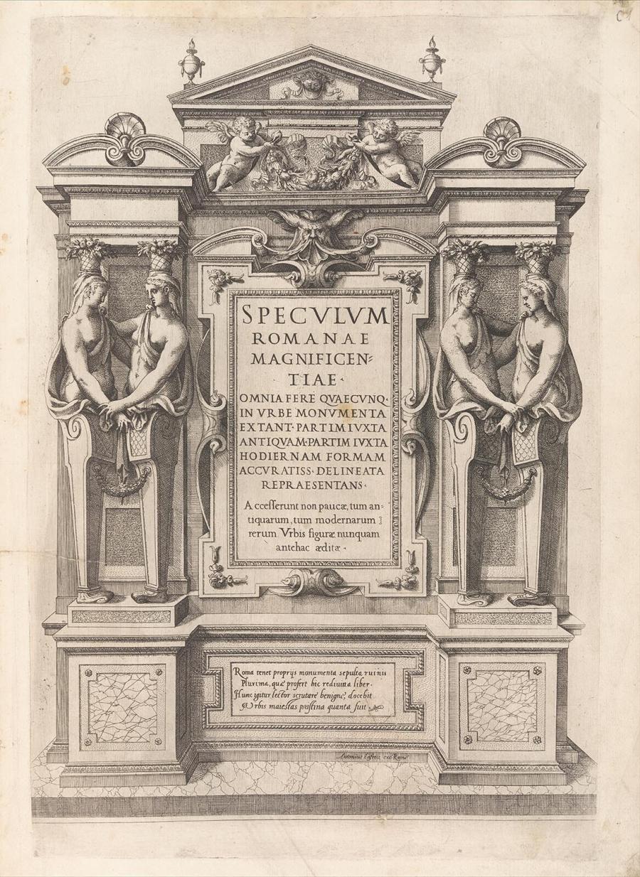 Title Page: Speculum Romanae Magnificentiae