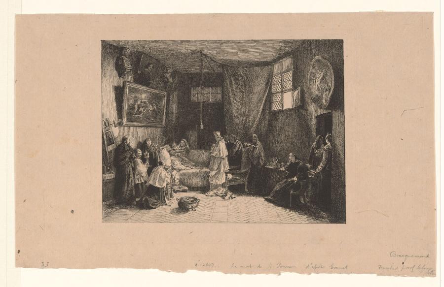 Sterfbed van Nicolas Poussin
