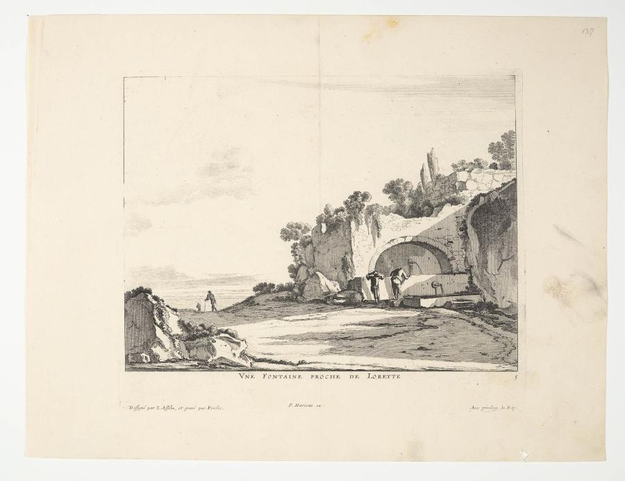 A Fountain in Landscape near Loreto