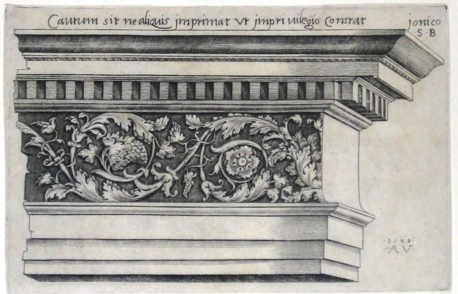 Ionisch entablement
