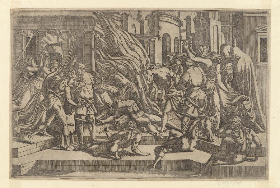 Burning of a Corpse