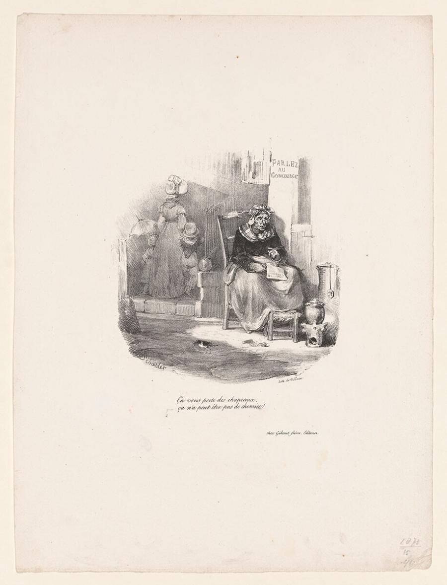 Concierge gestures towards a Young Woman and two Children