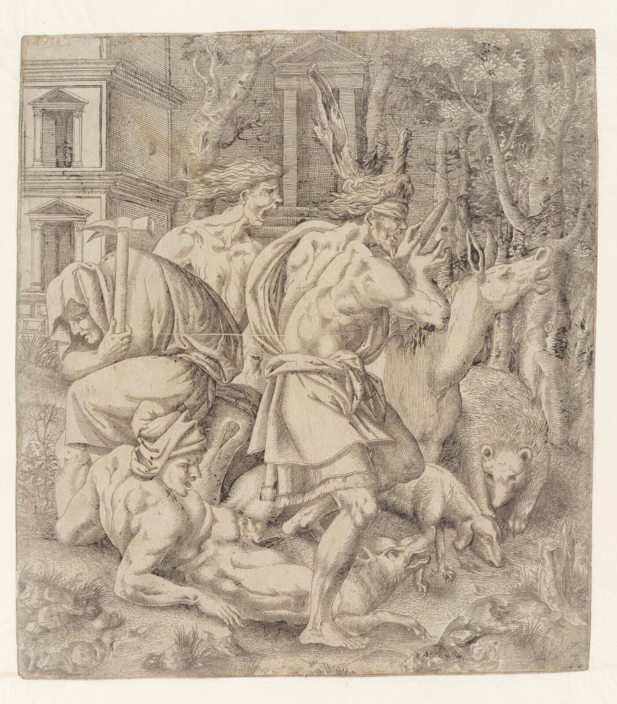 Allegory of Rage and Drunkenness