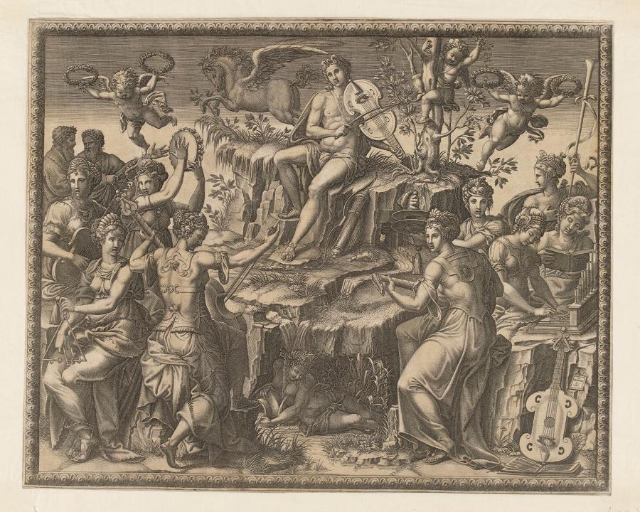 Apollo en de muzen