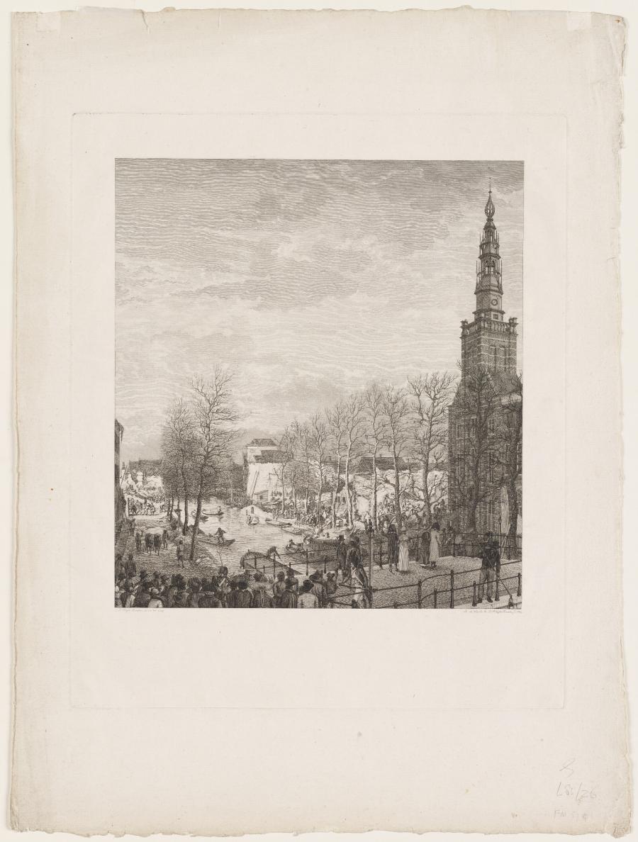 Devastation on the Steenschuur after the Leiden gunpowder disaster, 1807