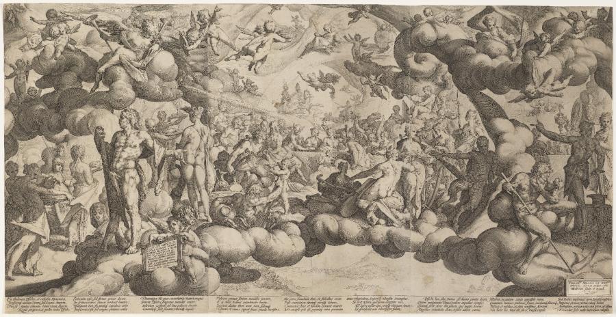De bruiloft van Cupido en Psyche