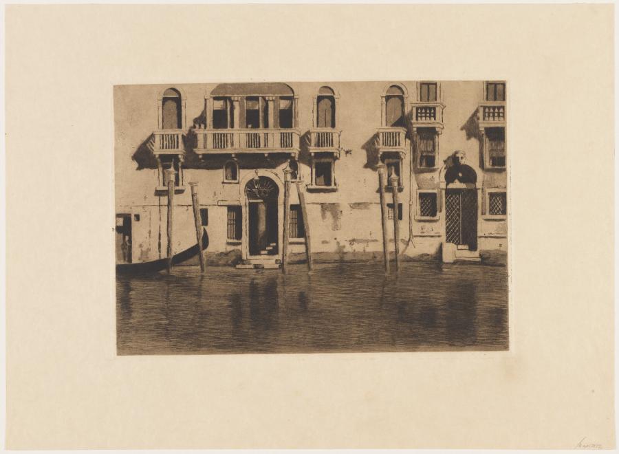 Houses with Six Bollards, Venice