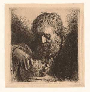 bearded-man-holding-a-skull