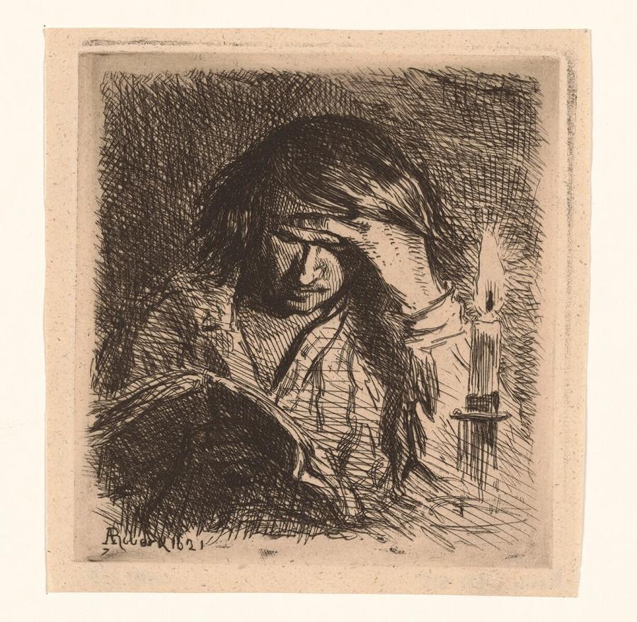 Reader by Candlelight