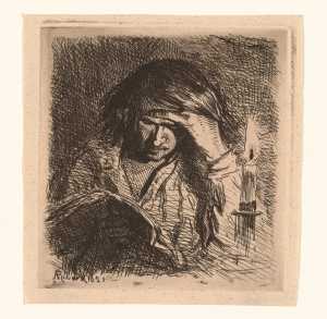 reader-by-candlelight