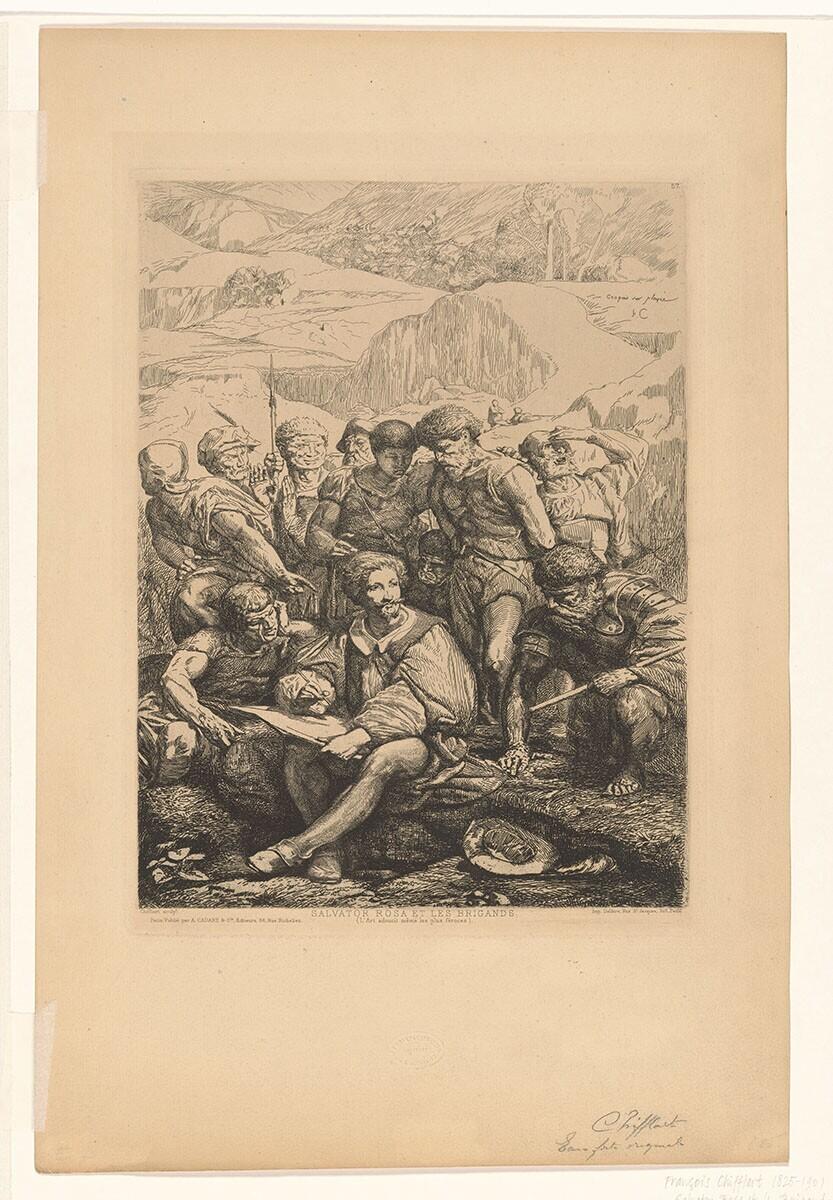Salvator Rosa et les Brigands