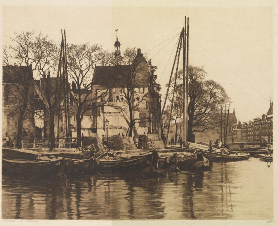 Binnenkant met afbraak