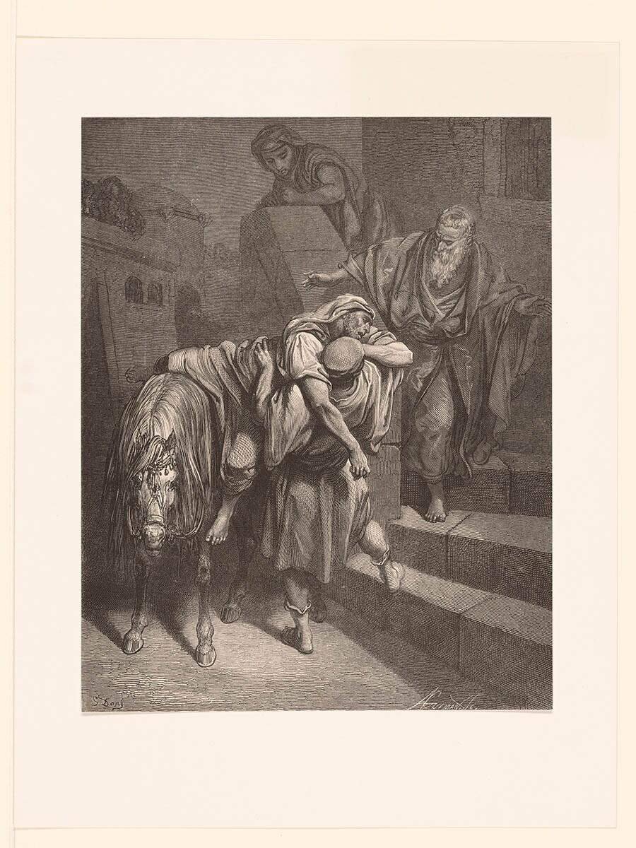 Arrival of the Good Samaritan at the Inn