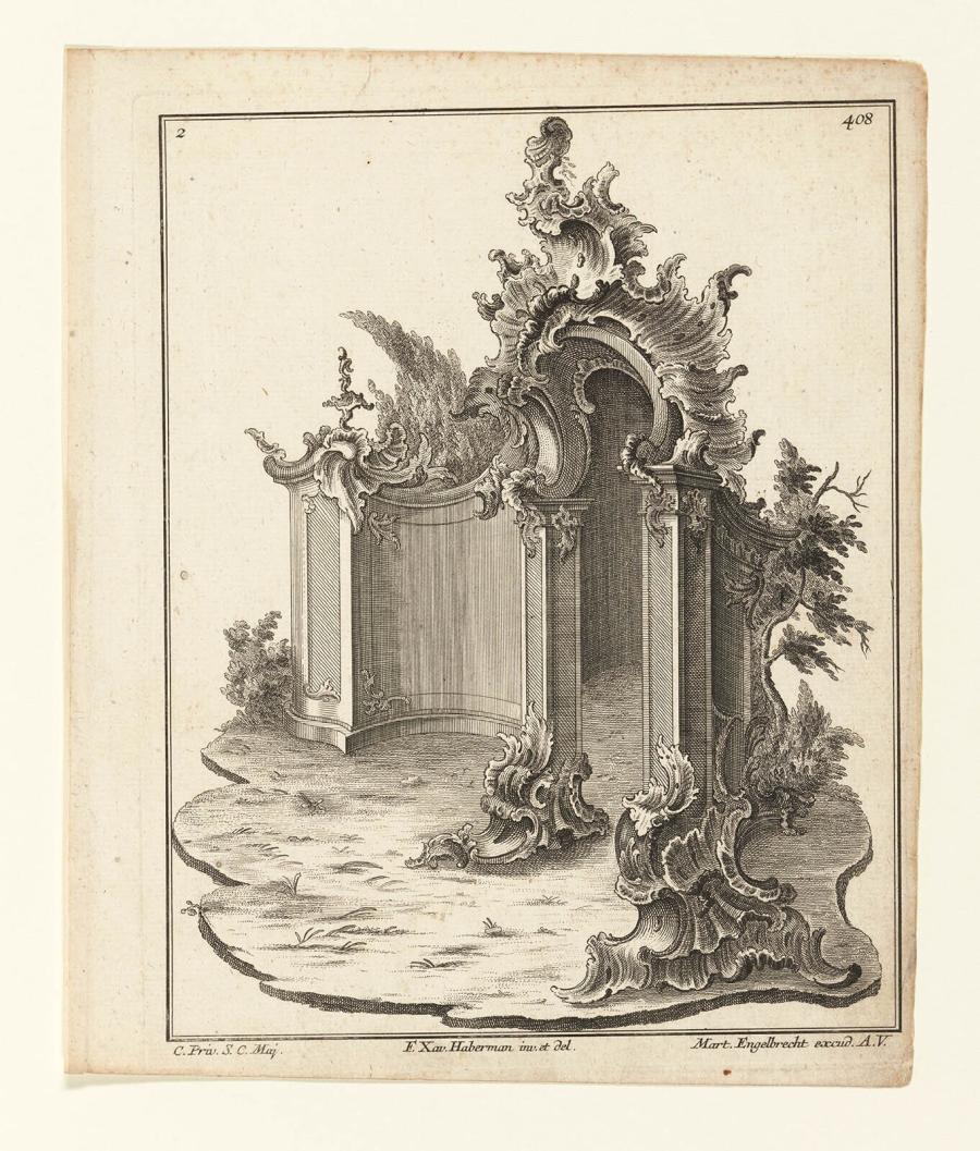 Classical Building with Rocaille Ornaments