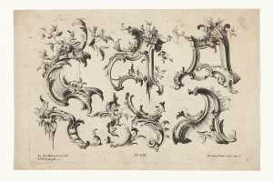 sheet-with-rocaille-ornaments
