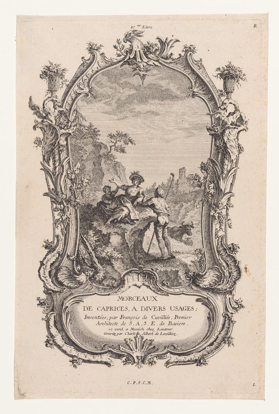 Title Page "Morceaux de Caprices"