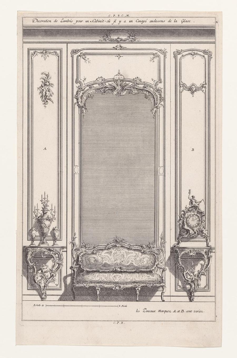 Wall Decoration with Canapé