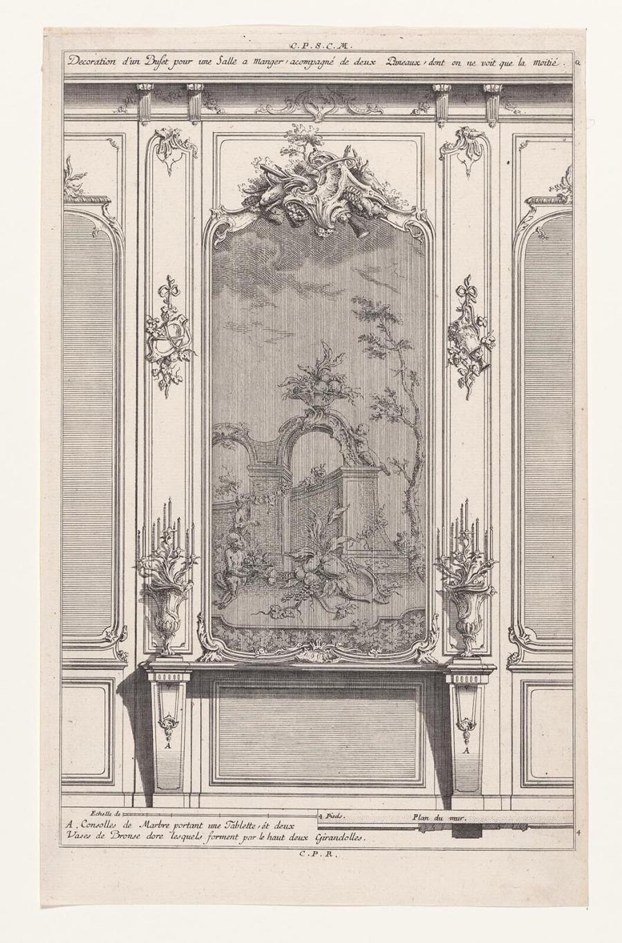 Wall Decoration with Image of Monkeys