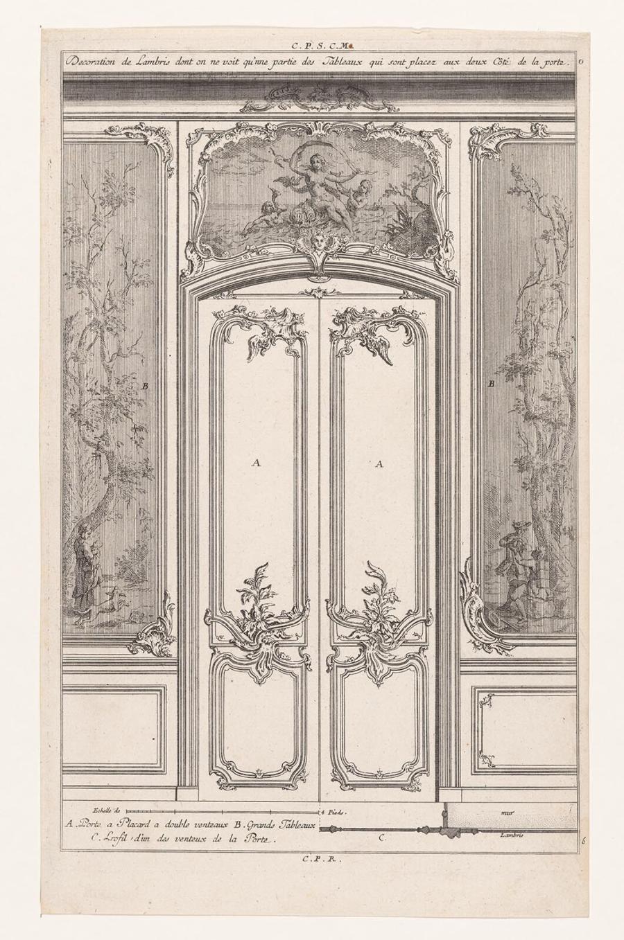 Wall Decoration with Door
