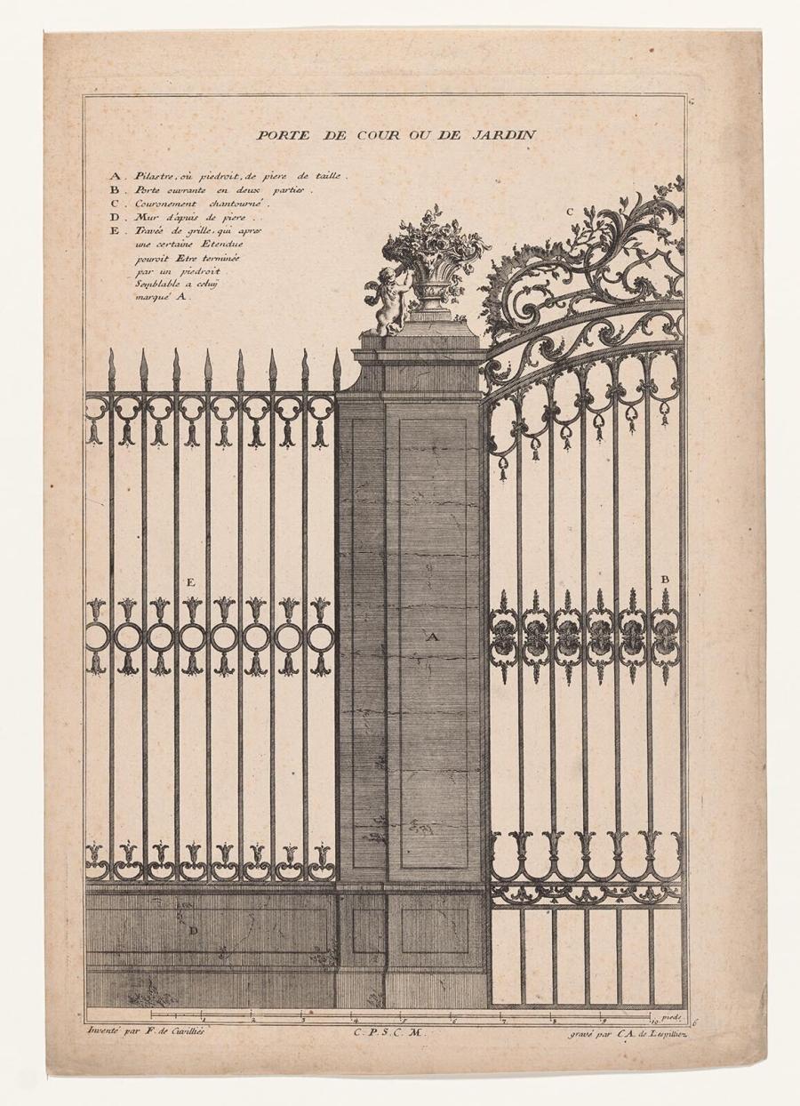 Porte de cour ou de jardin