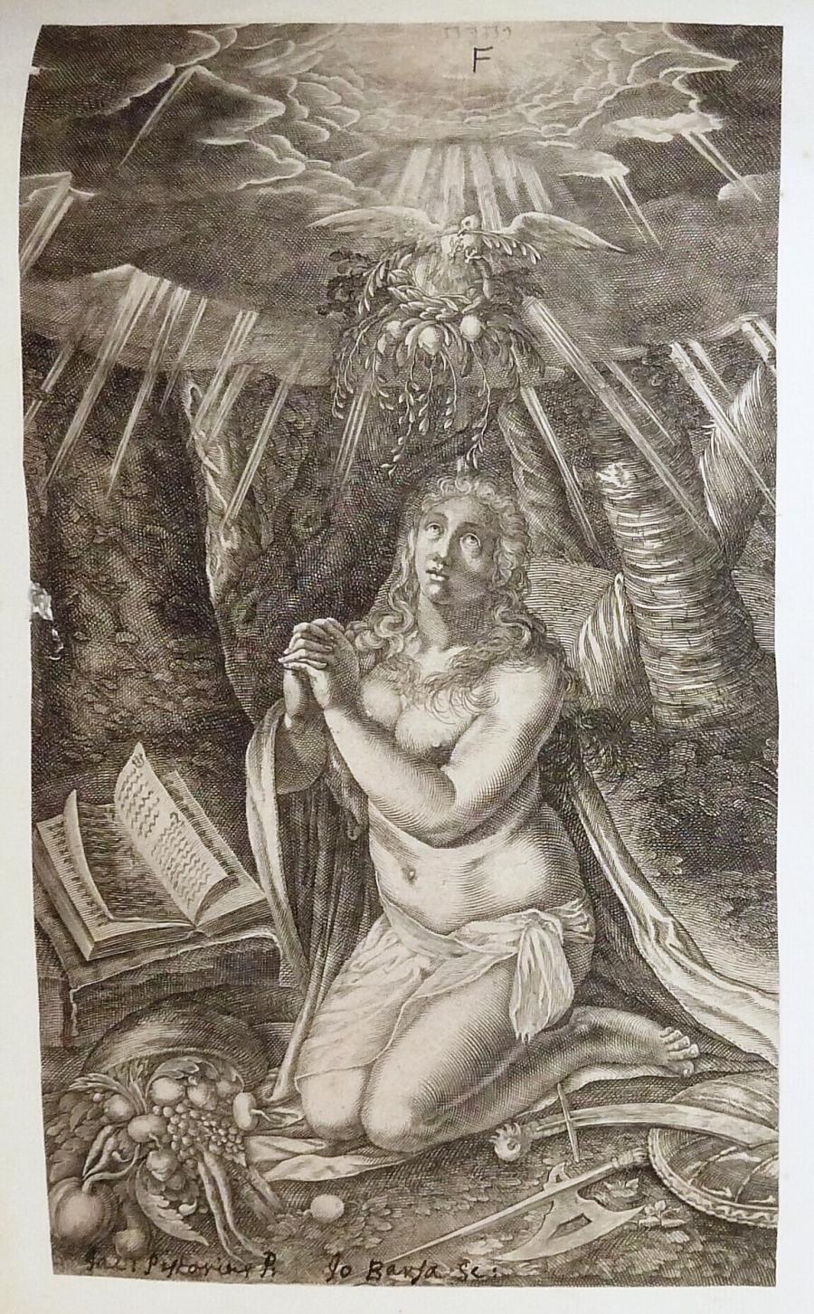 St Mary Magdalen Praying in a Forest