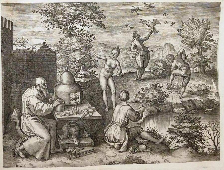 Allegorie van de vier elementen