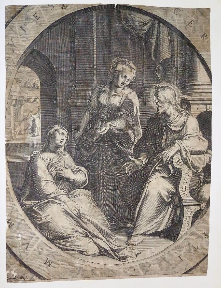 Christ in the House of Martha en Mary