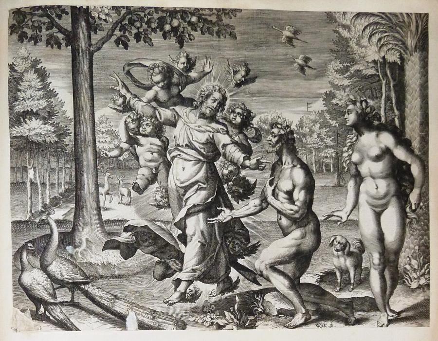 God Showing Adam en Eve the Tree of Knowledge