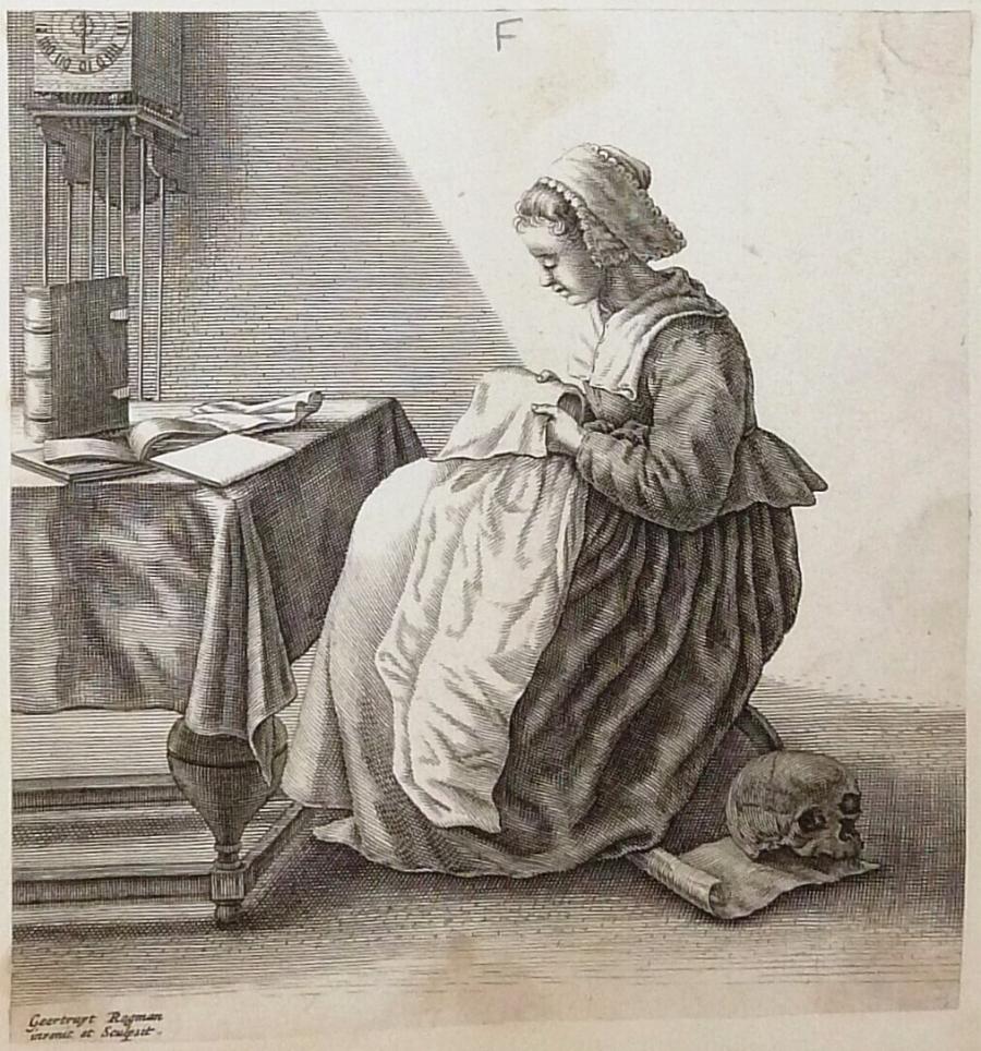 Handwerkende vrouw