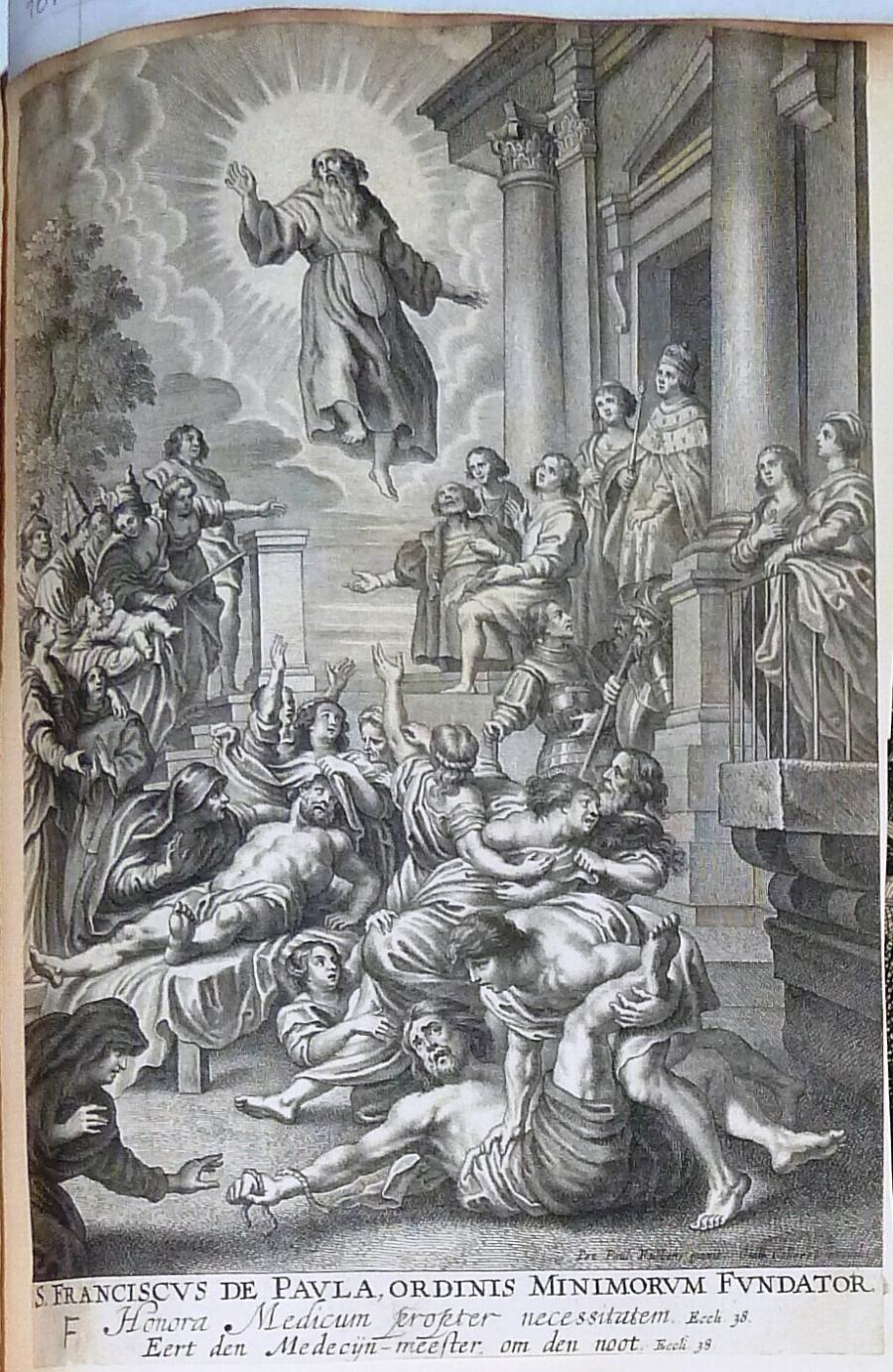 Saint Francis of Paolo Healing the Sick