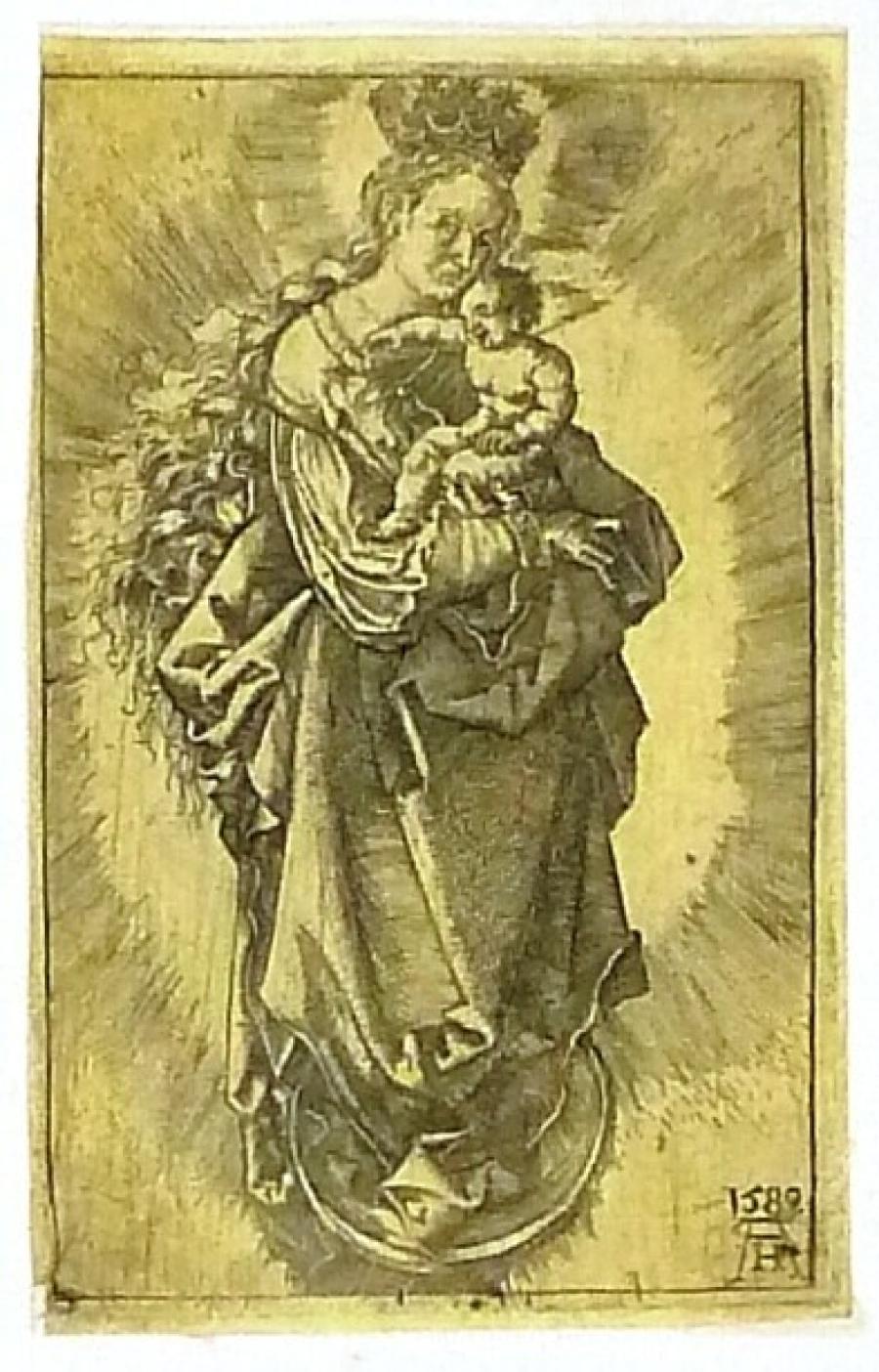 Maria met Kind op een maansikkel
