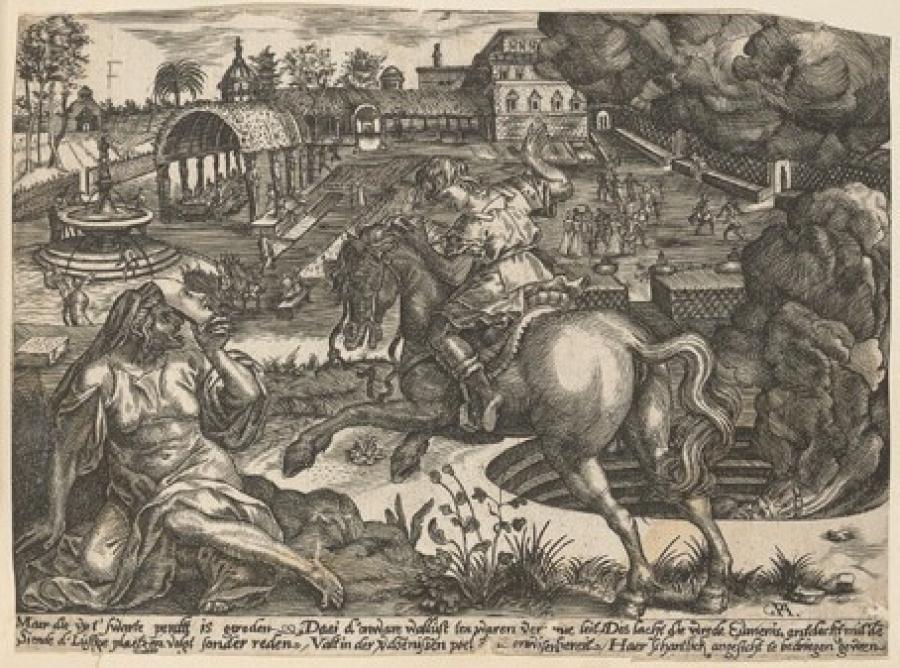 Allegorical scene