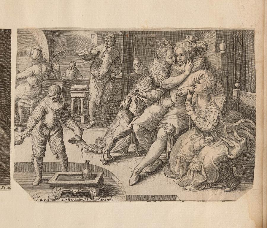 A Rich Man with Two Prostitutes