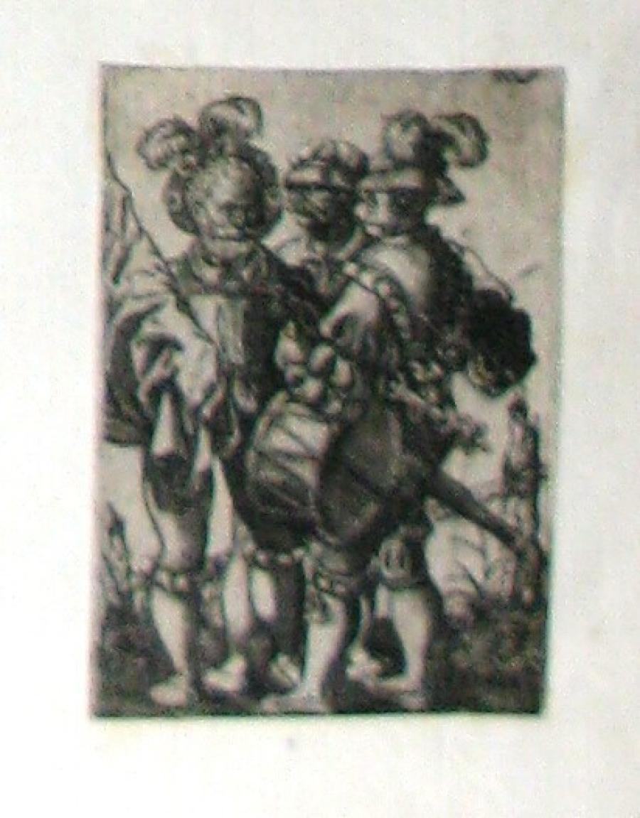 Two Soldiers and a Drummer