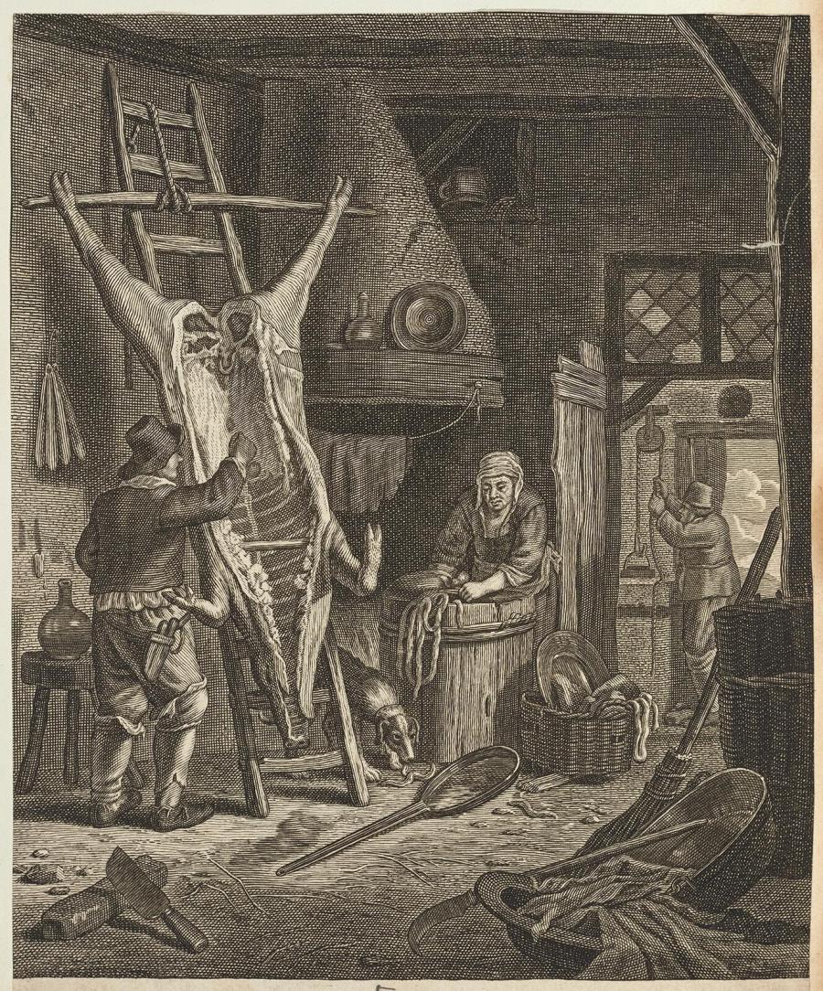 Peasant Interior with a Slaughtered Pig