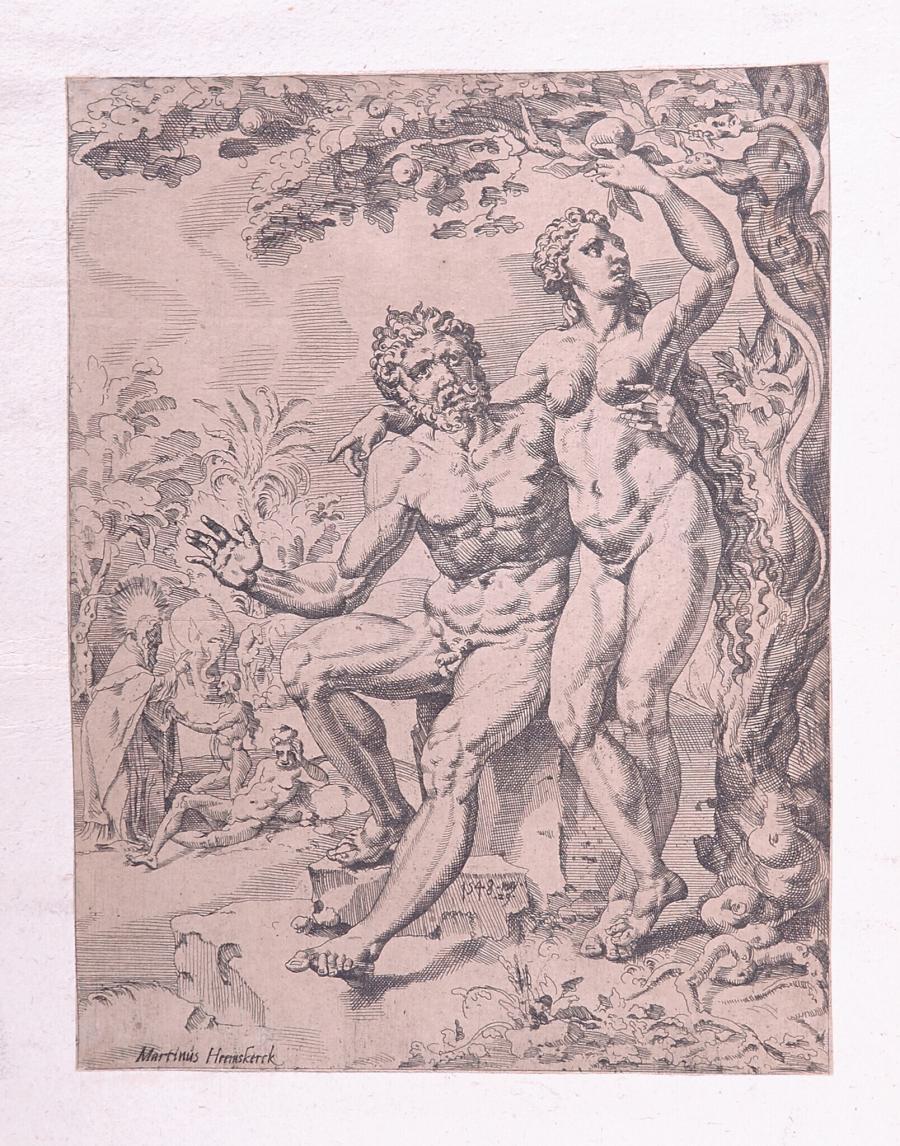 Adam and Eve Taking the Forbidden Fruit