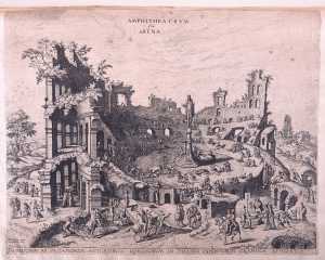 stierengevecht-in-de-ruines-van-een-amfitheater
