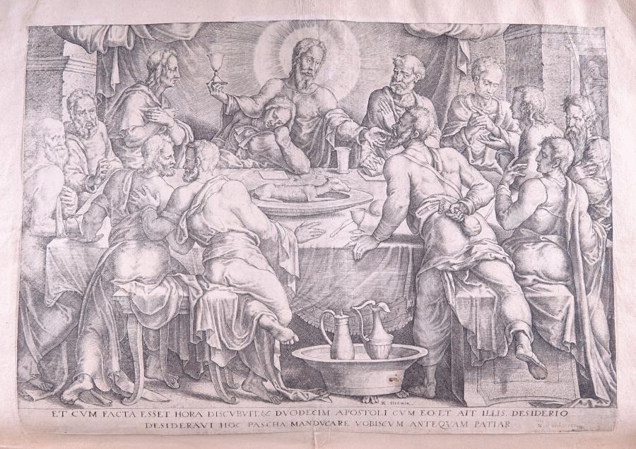 Christus voorspelt het verraad van Judas tijdens het laatste avondmaal