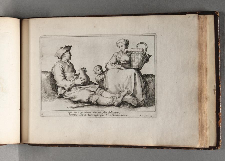 A Resting Man, Woman and Child