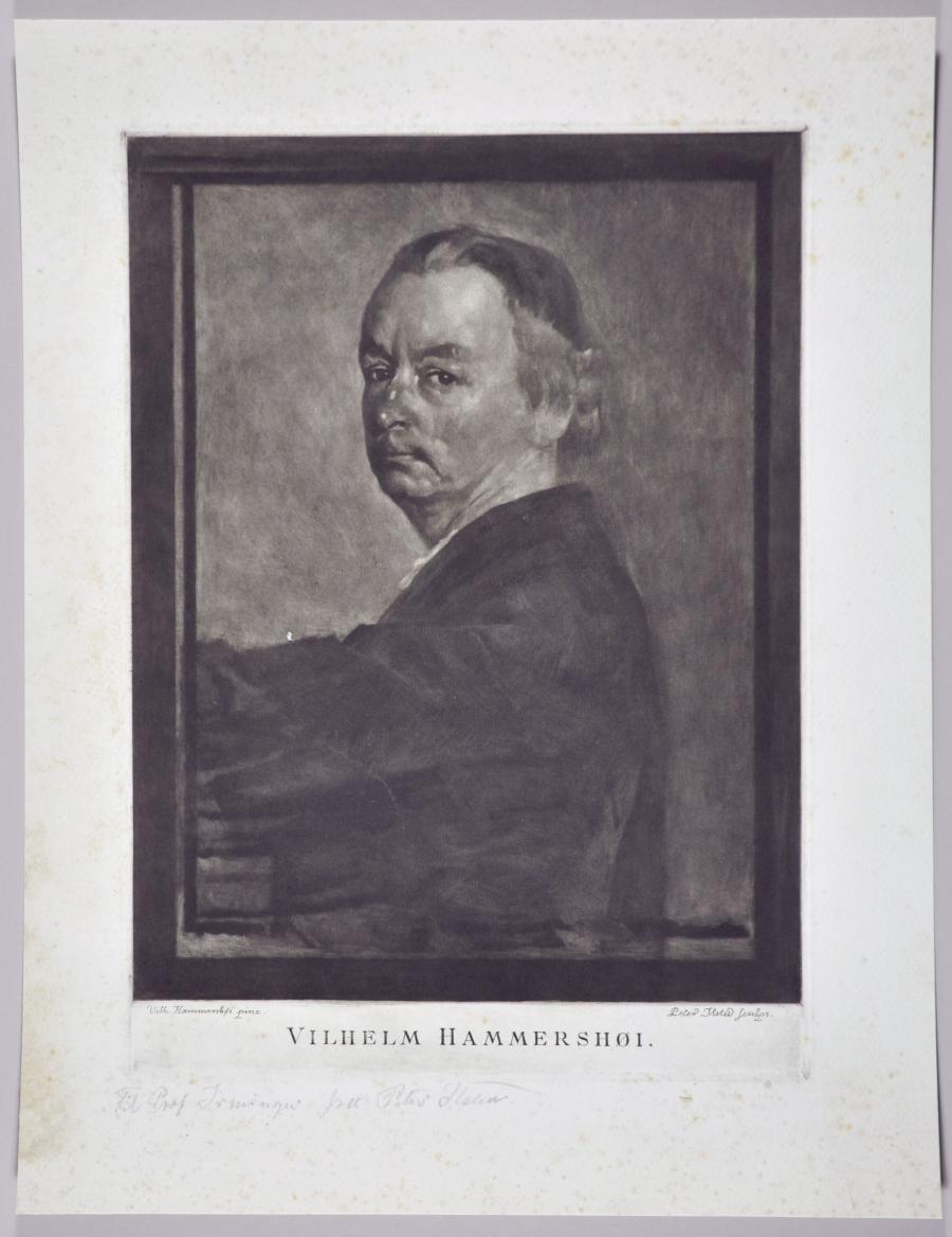 Portret van Vilhelm Hammershøi