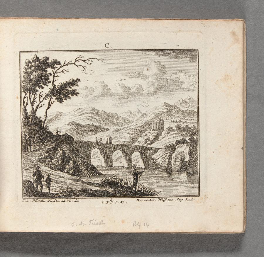 Mountain Landscapes with Travellers